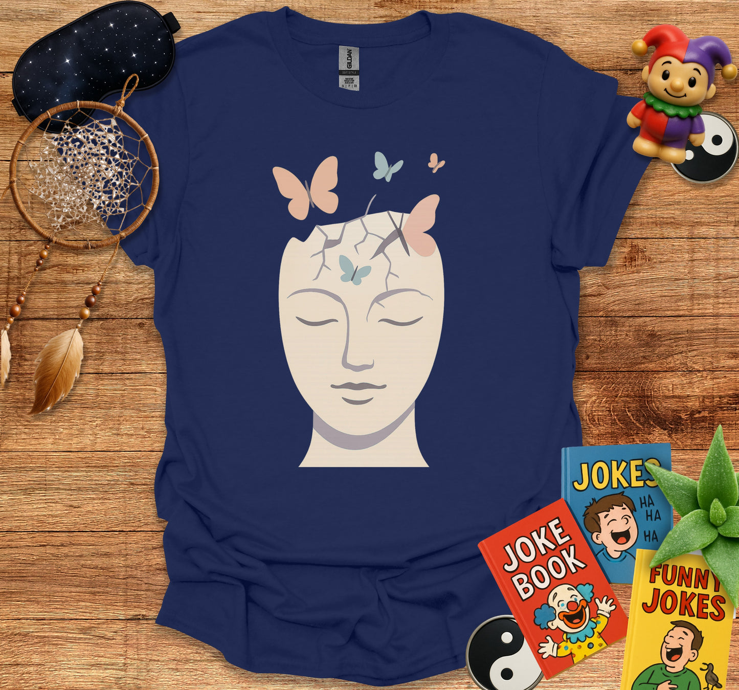 Butterfly Mind Design Casual Graphic Shirt product
