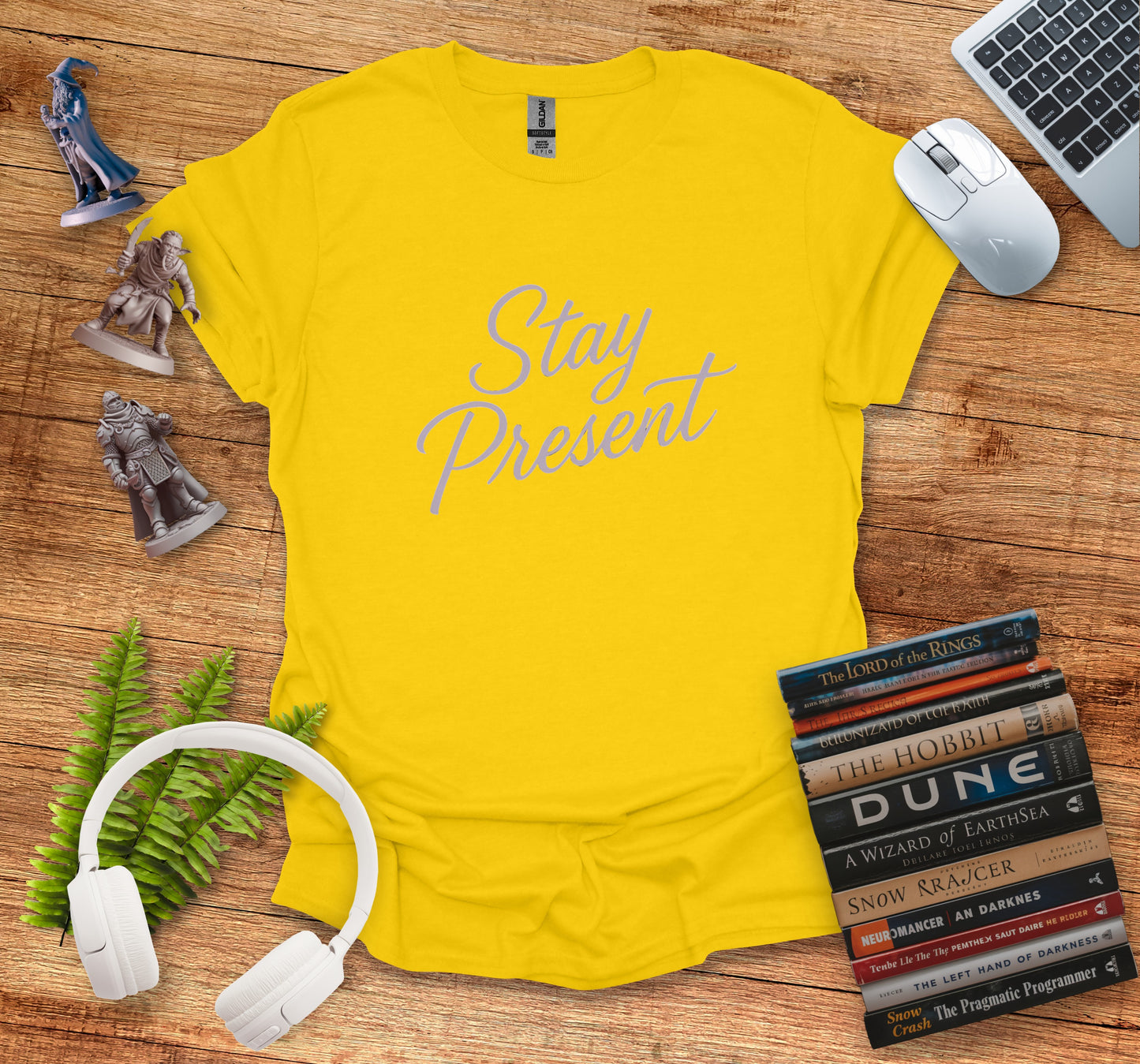 Stay Present Inspirational Graphic Tee product