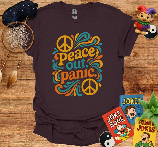 Peace Out Panic Graphic Tee product