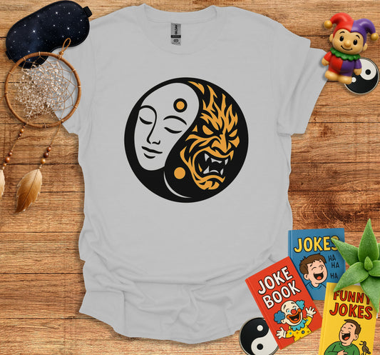 Dual Faces Yin Yang Design Short Sleeve Shirt product