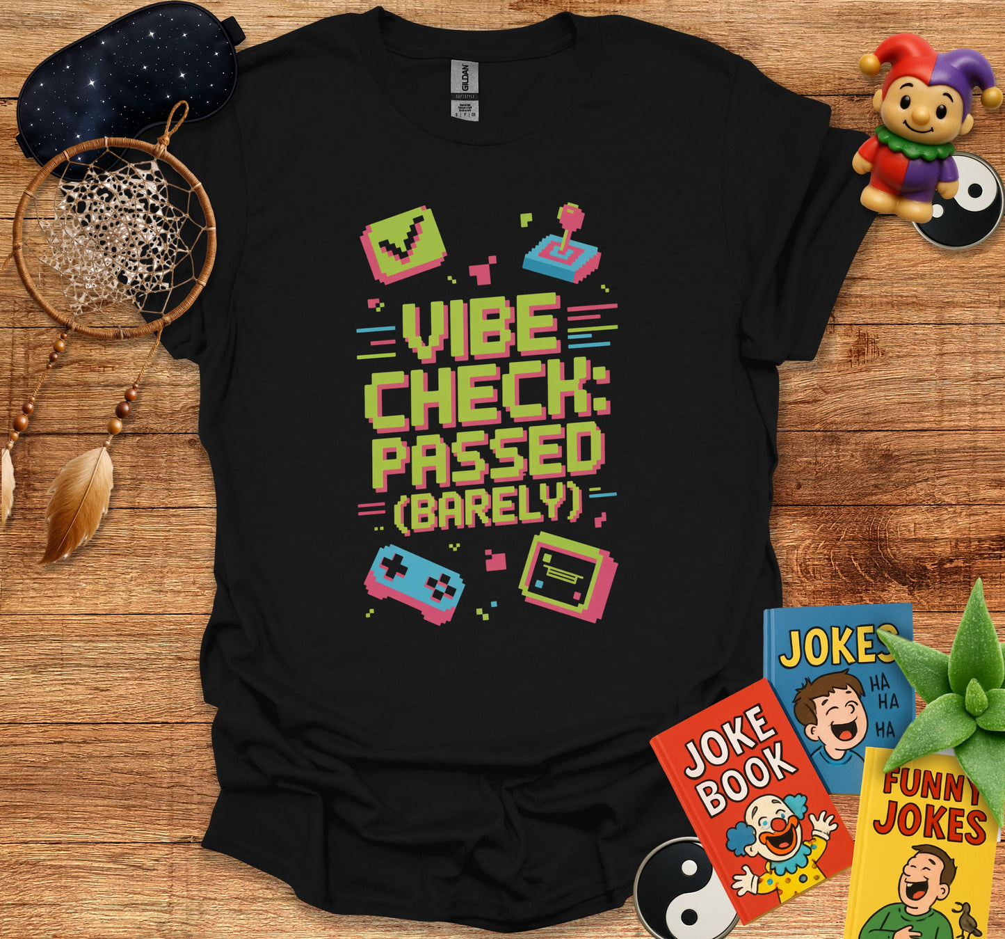 Vibe Check Passed Barely Graphic Tee T-shirt product