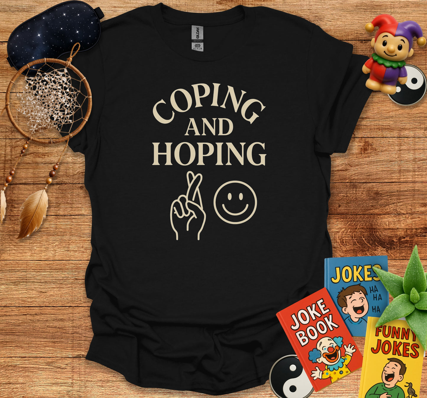 Coping and Hoping Graphic Novelty Shirt product