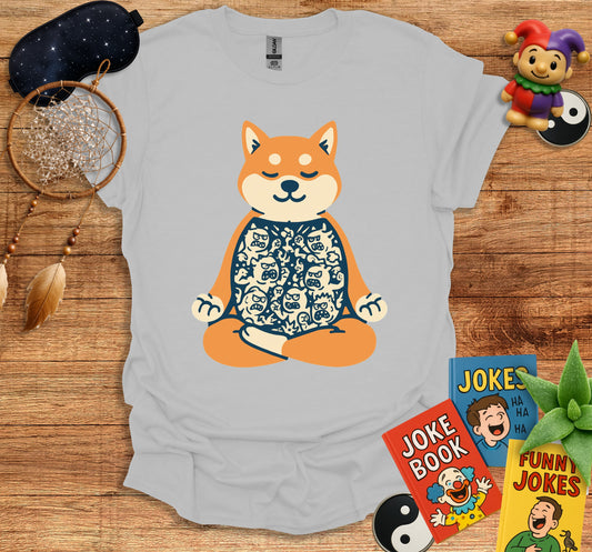 Relaxed Meditating Shiba Inu Graphic T-Shirt product type