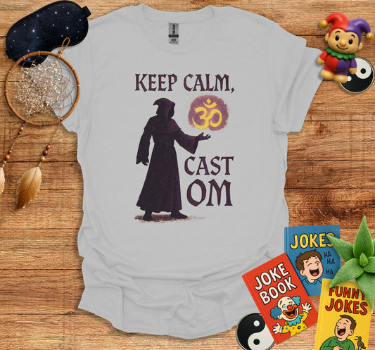 Keep Calm Cast Om Wizard Unisex Crewneck T-Shirt product