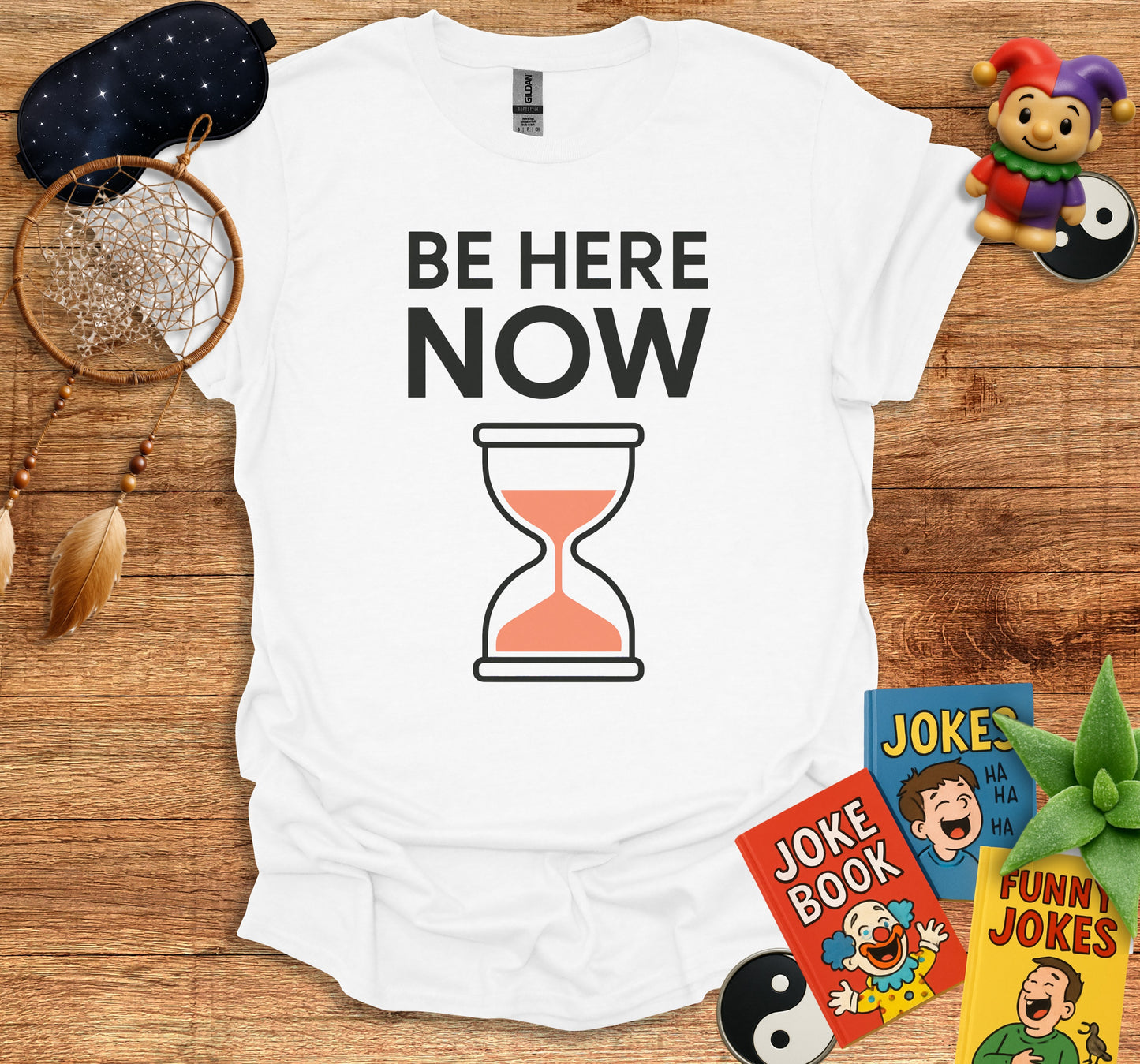 Be Here Now Hourglass Graphic T-Shirt product