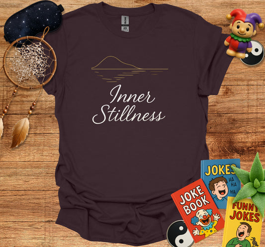 Inner Stillness Text Printed Maroon T-shirt product
