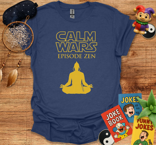 Calm Wars Episode Zen Graphic Meditation T-Shirt Product