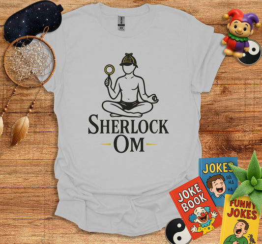 Sherlock Om Meditation Humor Graphic Tee product