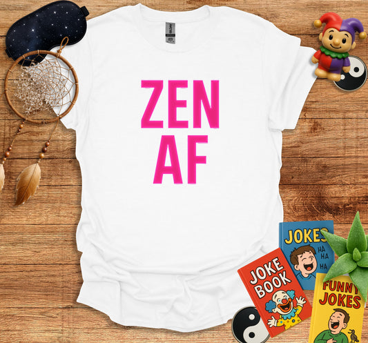 Bold Pink Zen AF Statement Tee product