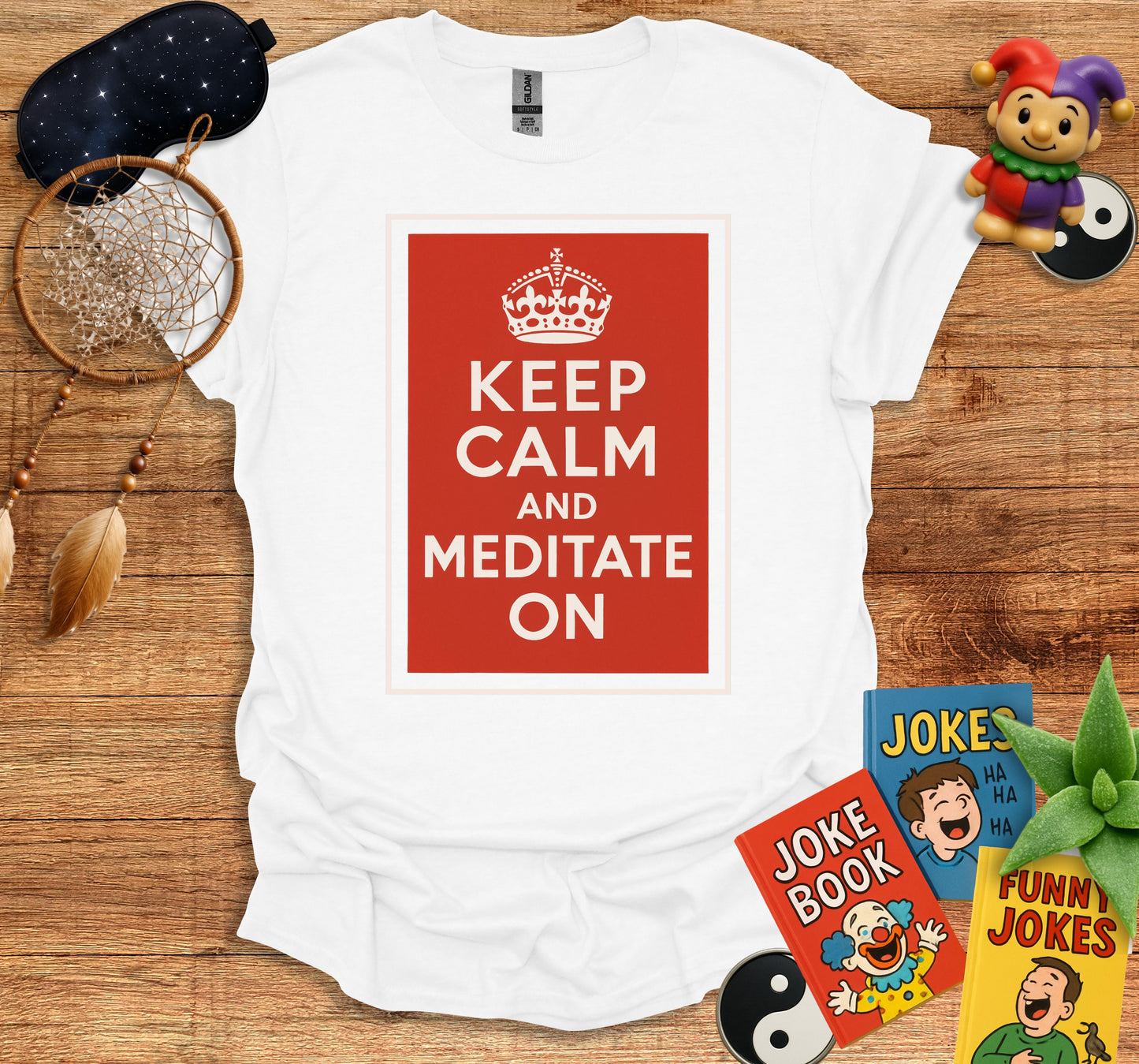 Keep Calm and Meditate On T-shirt product