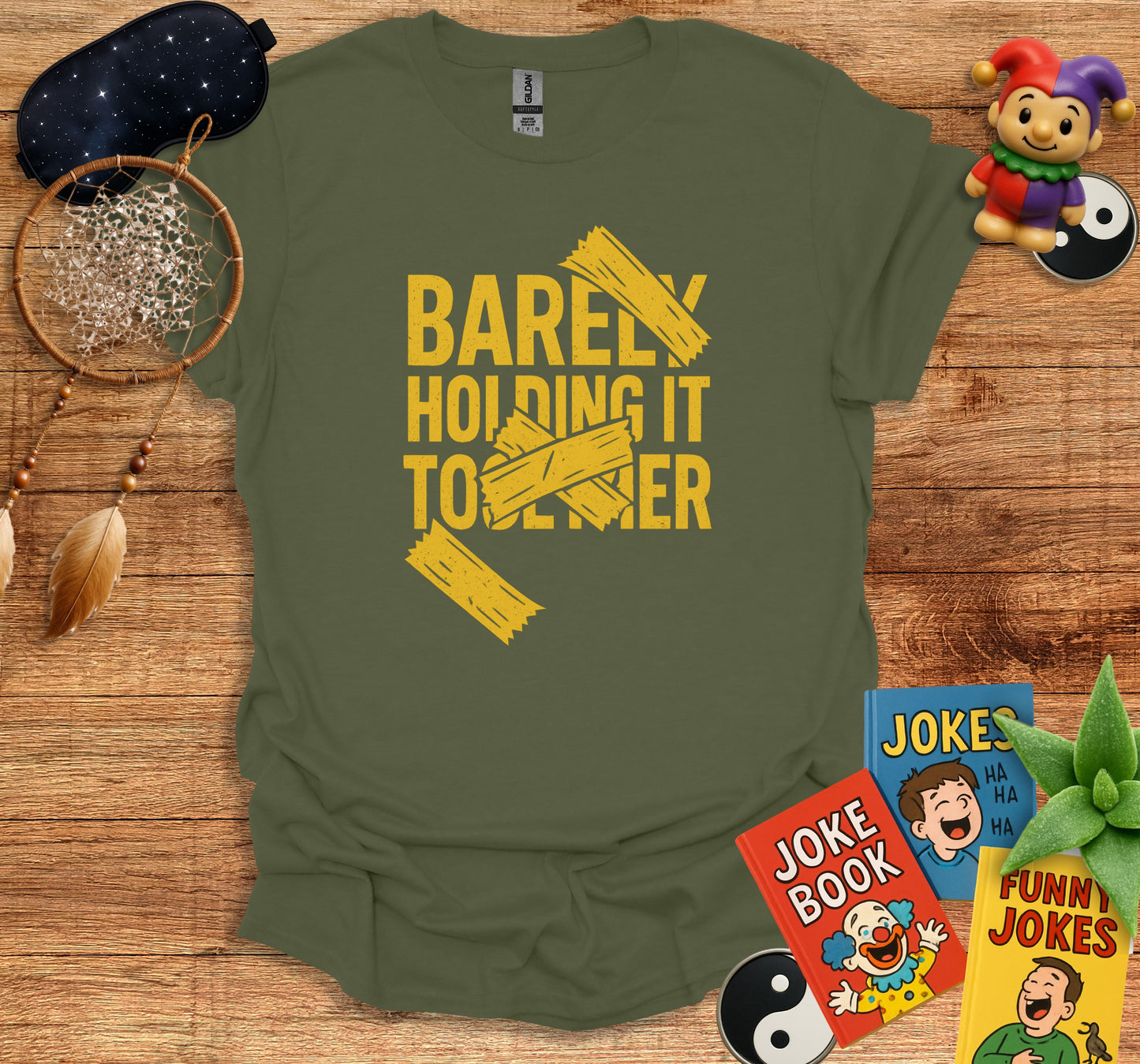 Barely Holding It Together Funny T-shirt product