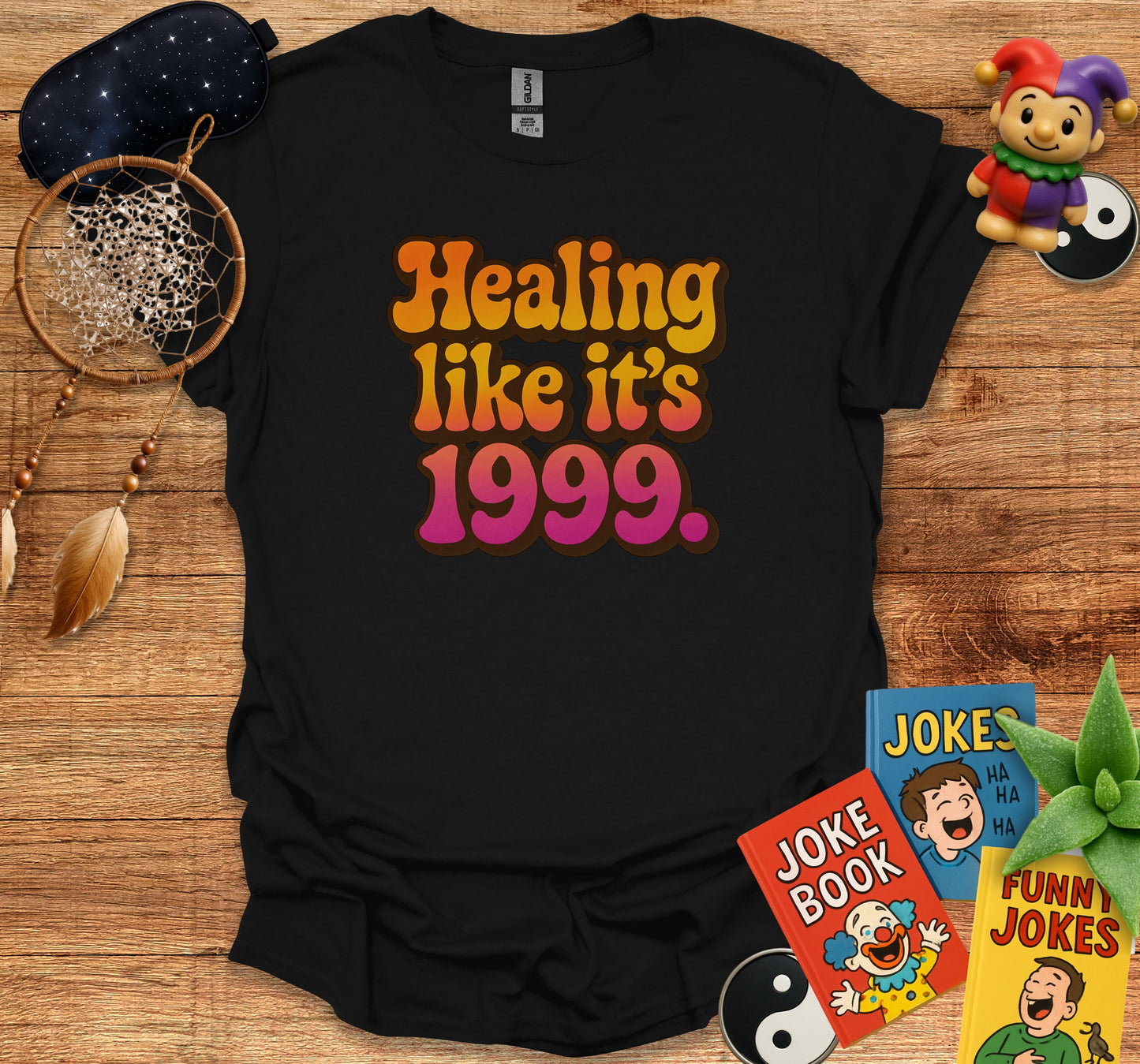 Healing like it's 1999 graphic t-shirt product