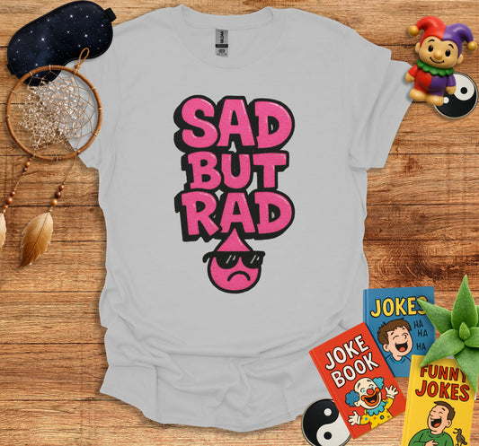 Sad But Rad Graphic White T-shirt product