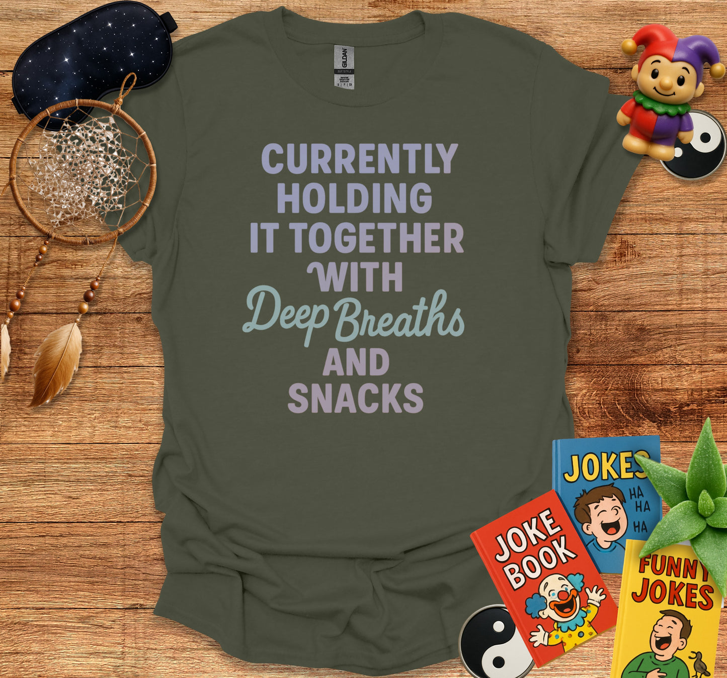 Currently Holding It Together With Snacks product type