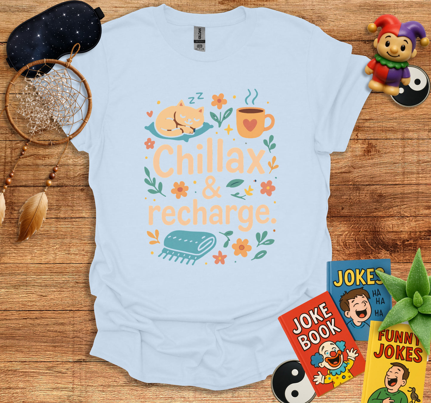 Chillax and Recharge Graphic Tee product