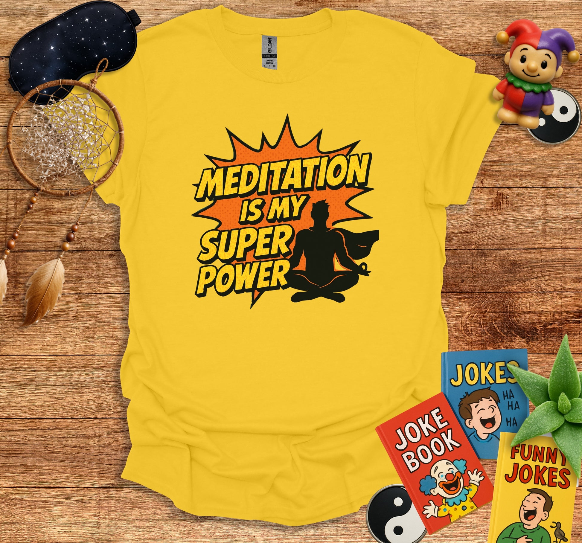 Meditation Is My Super Power Graphic T-Shirt product type