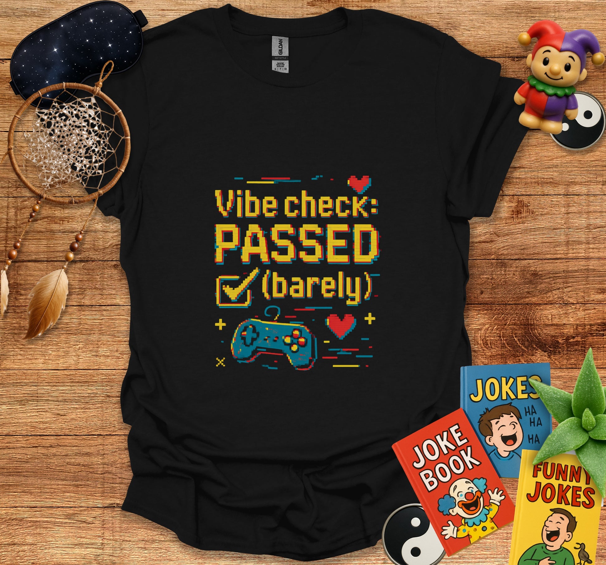Vibe Check Passed Barely Graphic Tee product