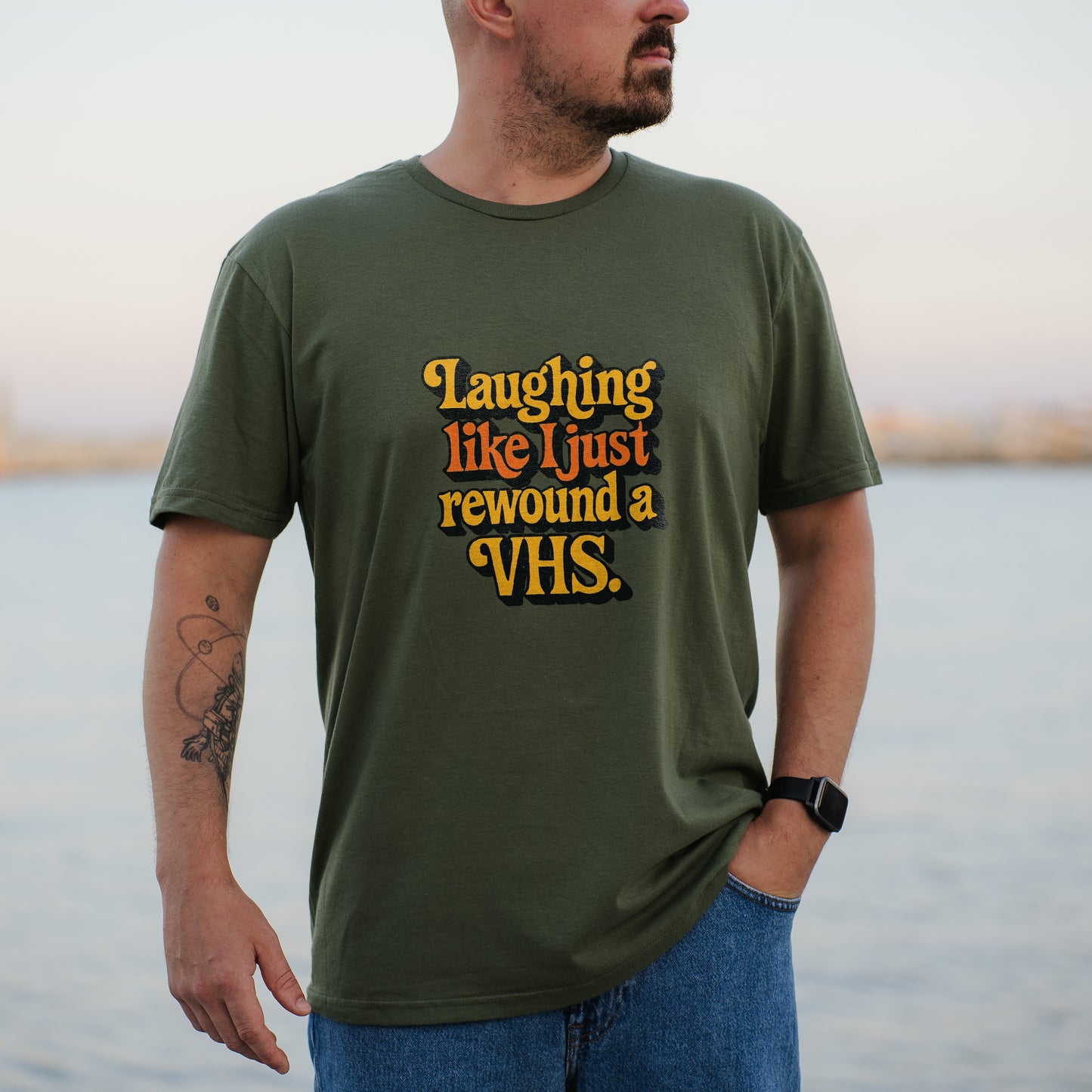 Laughing Like I Just Rewound a VHS Shirt product type