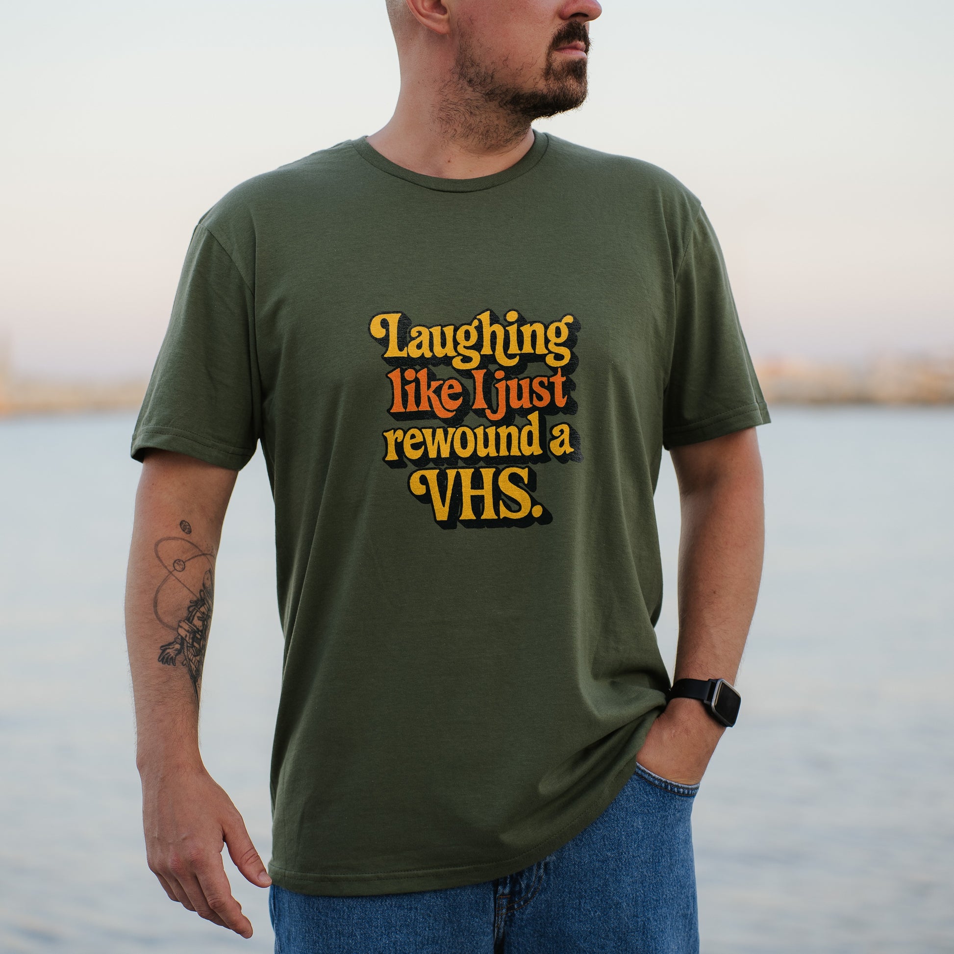 Laughing Like I Just Rewound a VHS Shirt product type