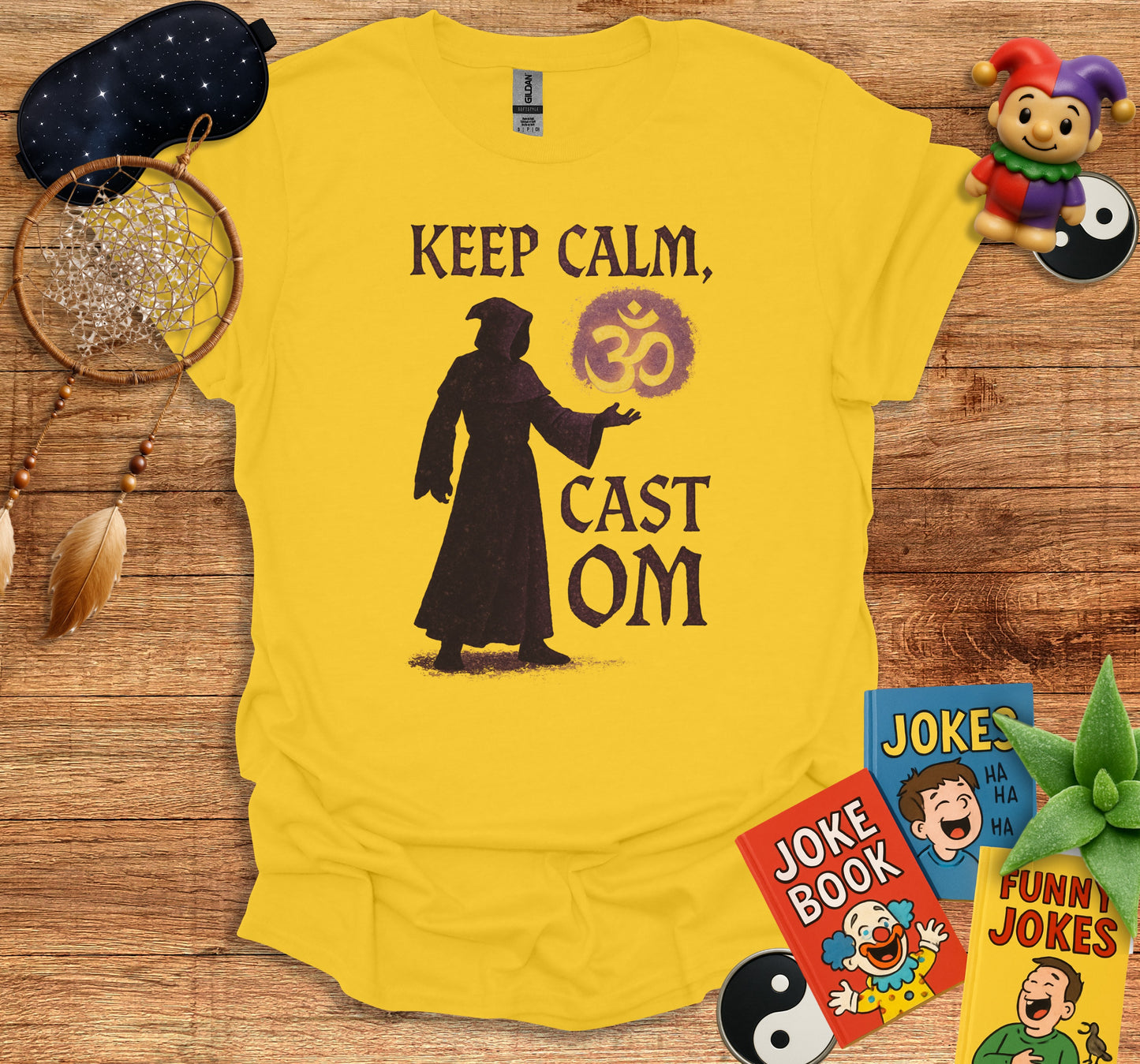 Keep Calm Cast Om Design T-Shirt Product