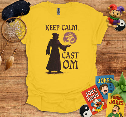 Keep Calm Cast Om Design T-Shirt Product
