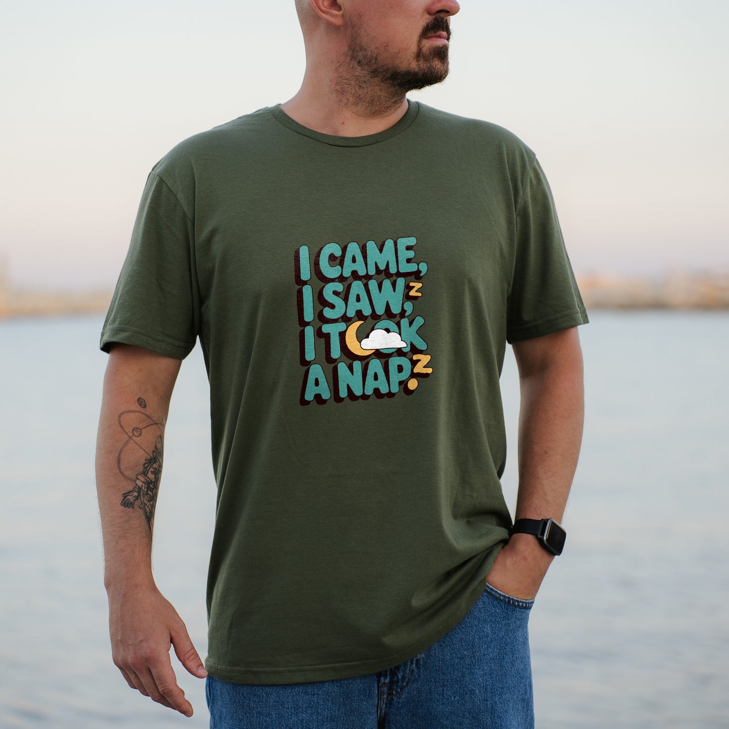 I Came I Saw I Took A Nap Funny T-Shirt product