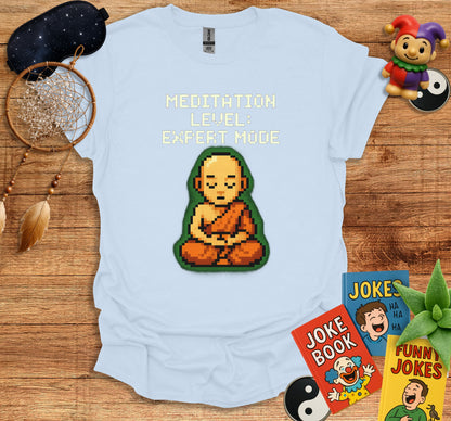Meditation Expert Mode Funny Graphic Tee Shirt product