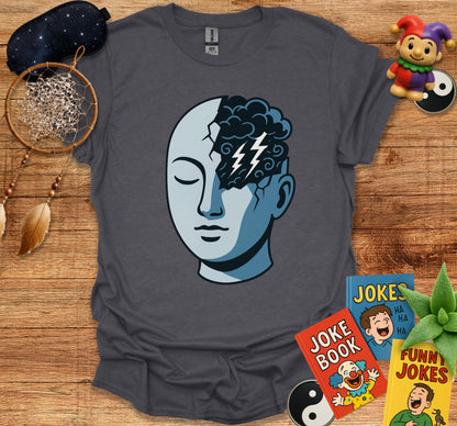 Lightning Mind Zen Face Graphic T-shirt product type