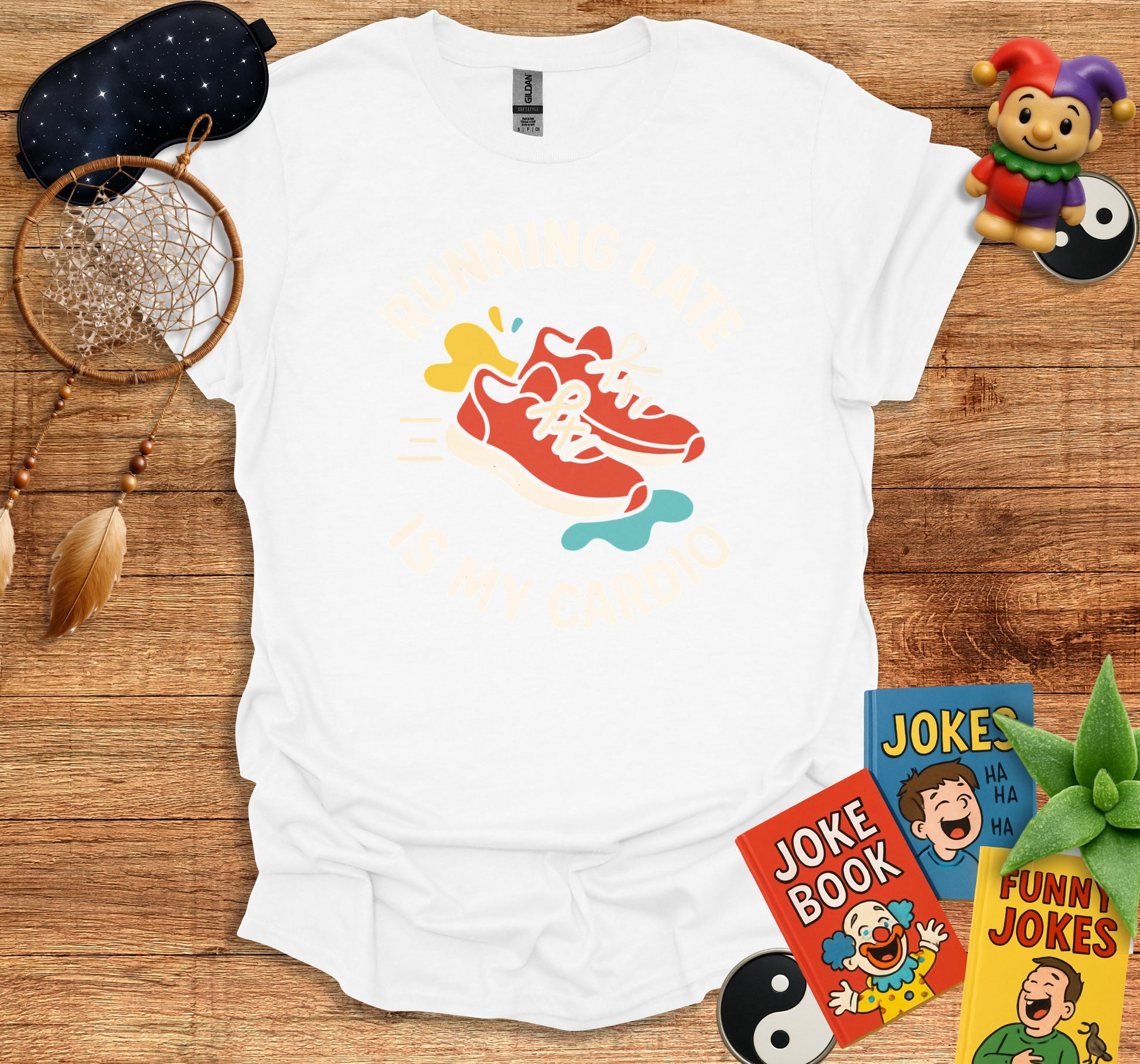Running Late Is My Cardio Graphic Tee shirt product