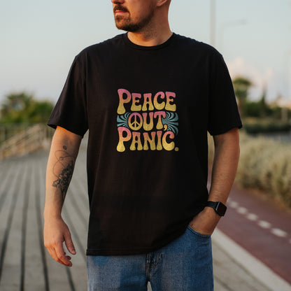 Peace Out Panic Graphic Printed Casual product