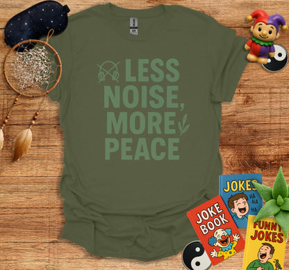 Less Noise More Peace Graphic T-Shirt product