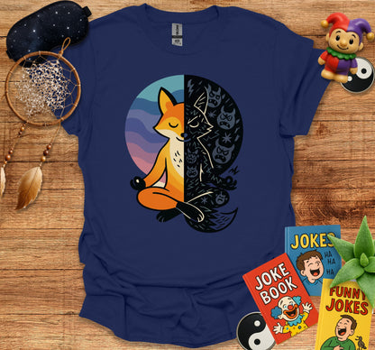 Meditating Fox Zen Balance Design Shirt product type