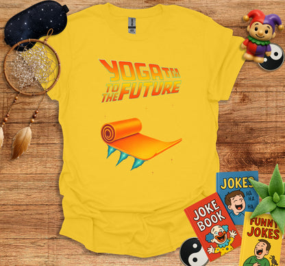 Yoga Time To The Future Yellow Graphic T-shirt product type