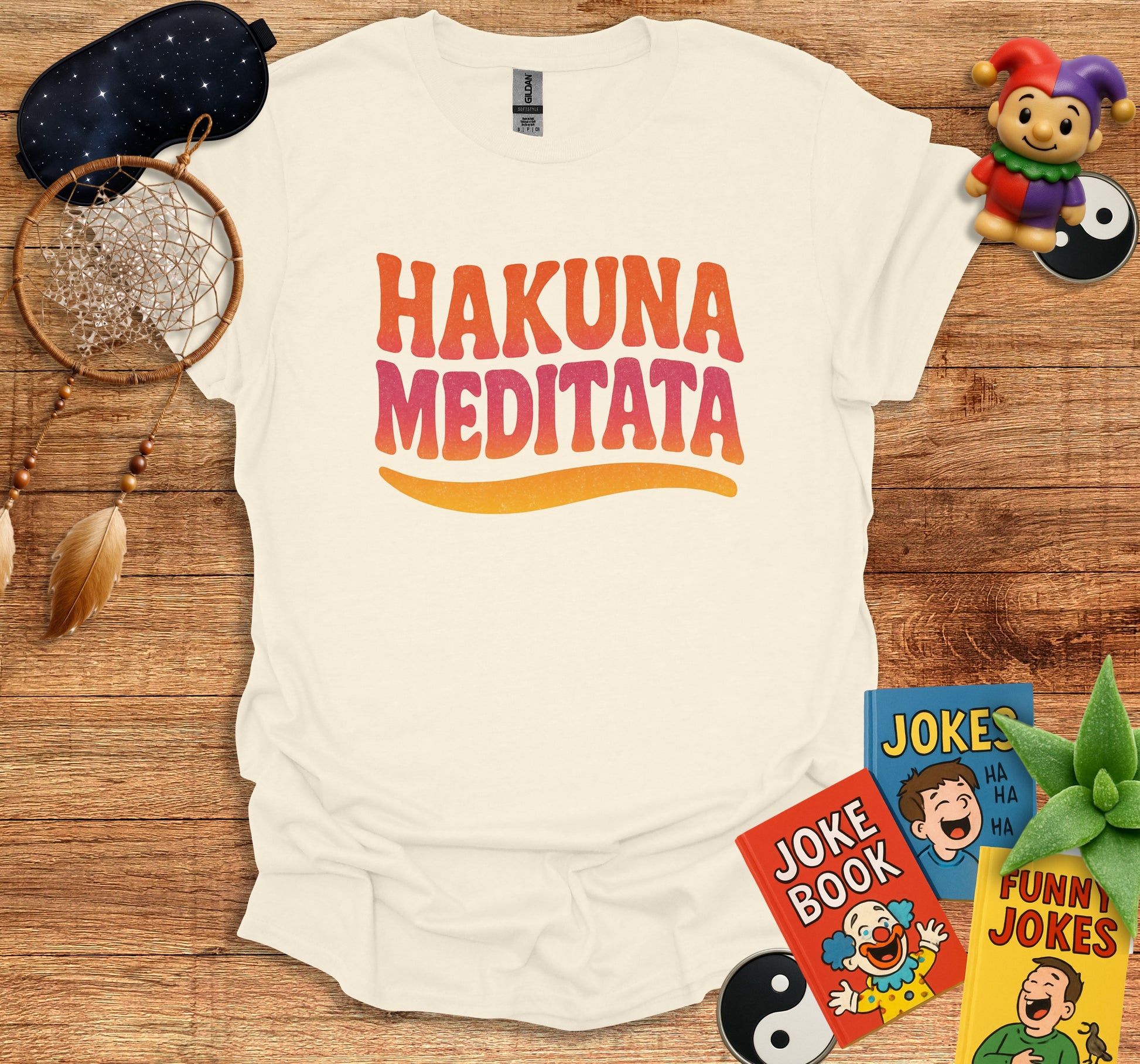 Hakuna Meditata Retro Design T-Shirt product type