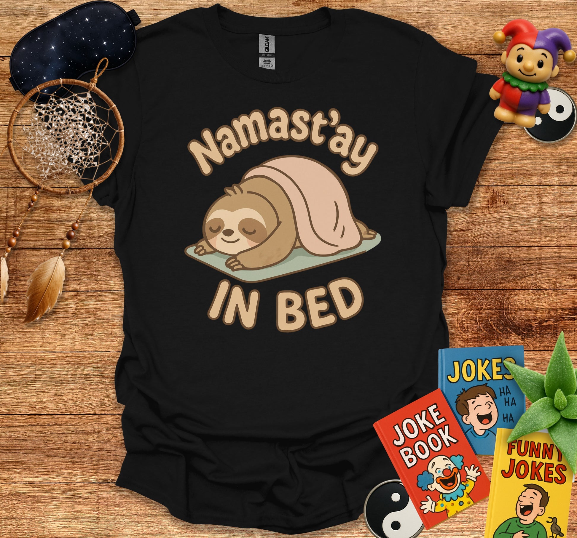 Namast'ay In Bed Sloth Humorous Shirt product