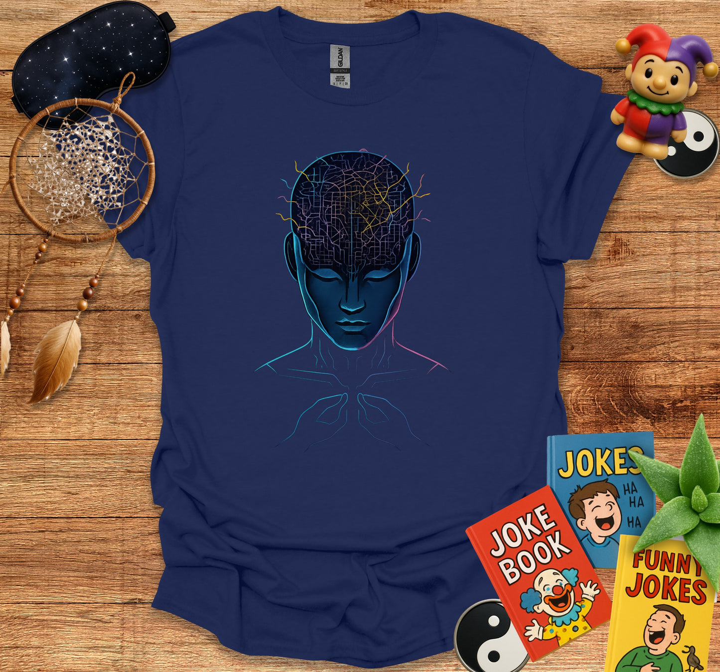 Neural Pathways Illumination Graphic Tee product