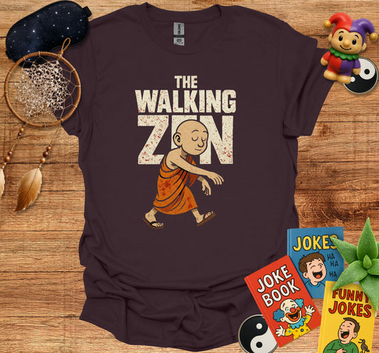 The Walking Zen Humorous Graphic Shirt product type