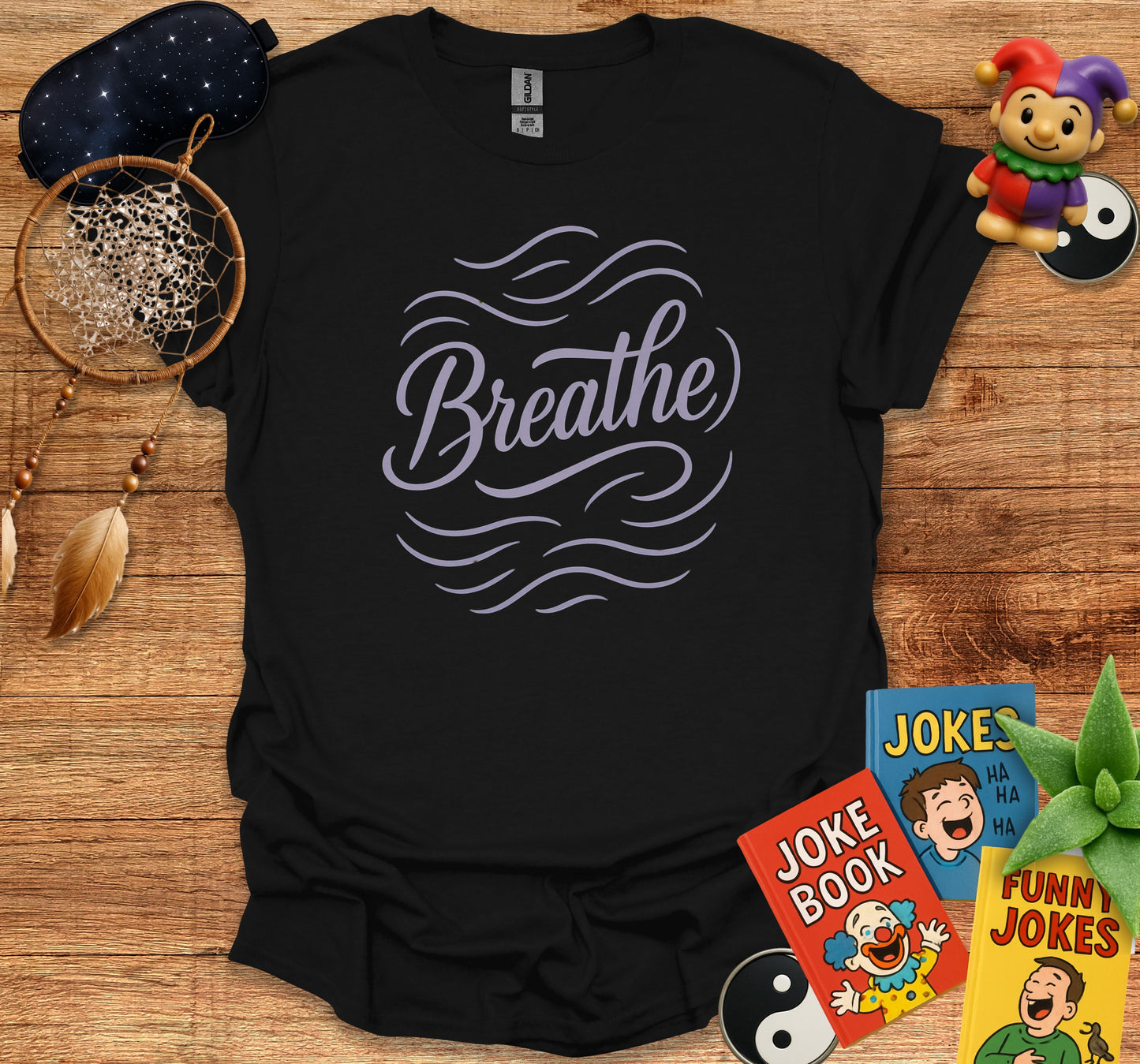 Breathe Graphic T-Shirt Perfect Everyday Casual Product