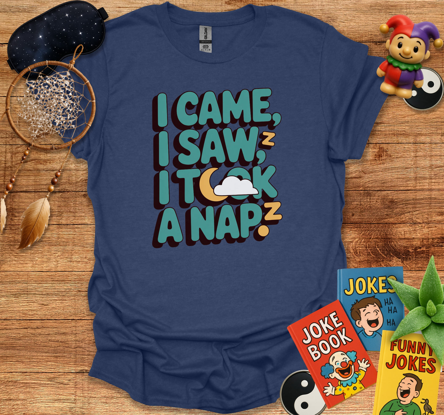 Funny I Came I Saw I Took A Nap T-shirt product type