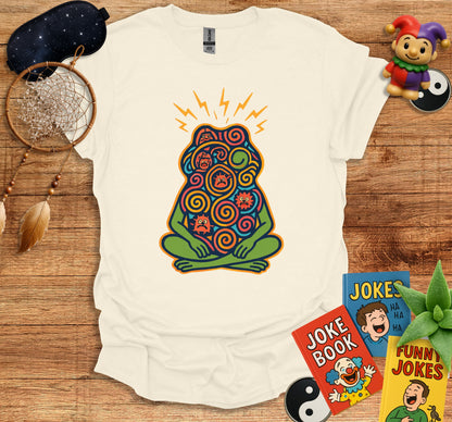 Vibrant Meditating Character Design T-Shirt product type