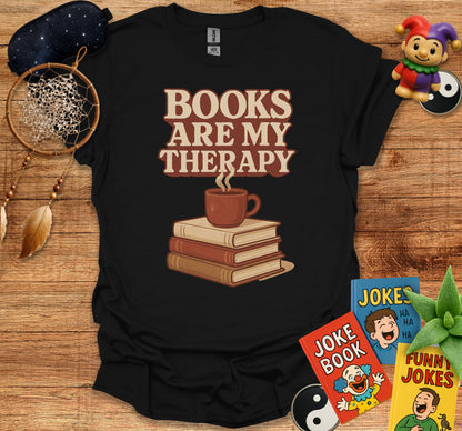 Books Are My Therapy Graphic T-Shirt product type