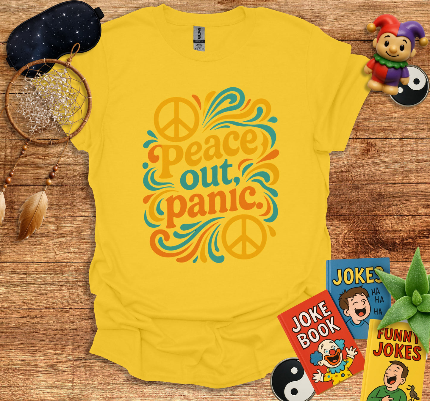 Peace Out Panic Graphic Tee Shirt product type