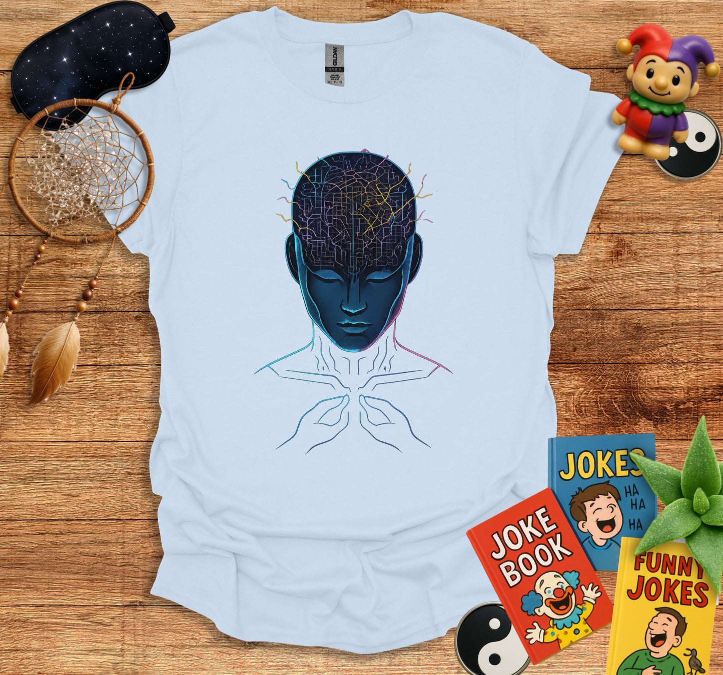 Mind and Jokes Inspired Art T-shirt product type