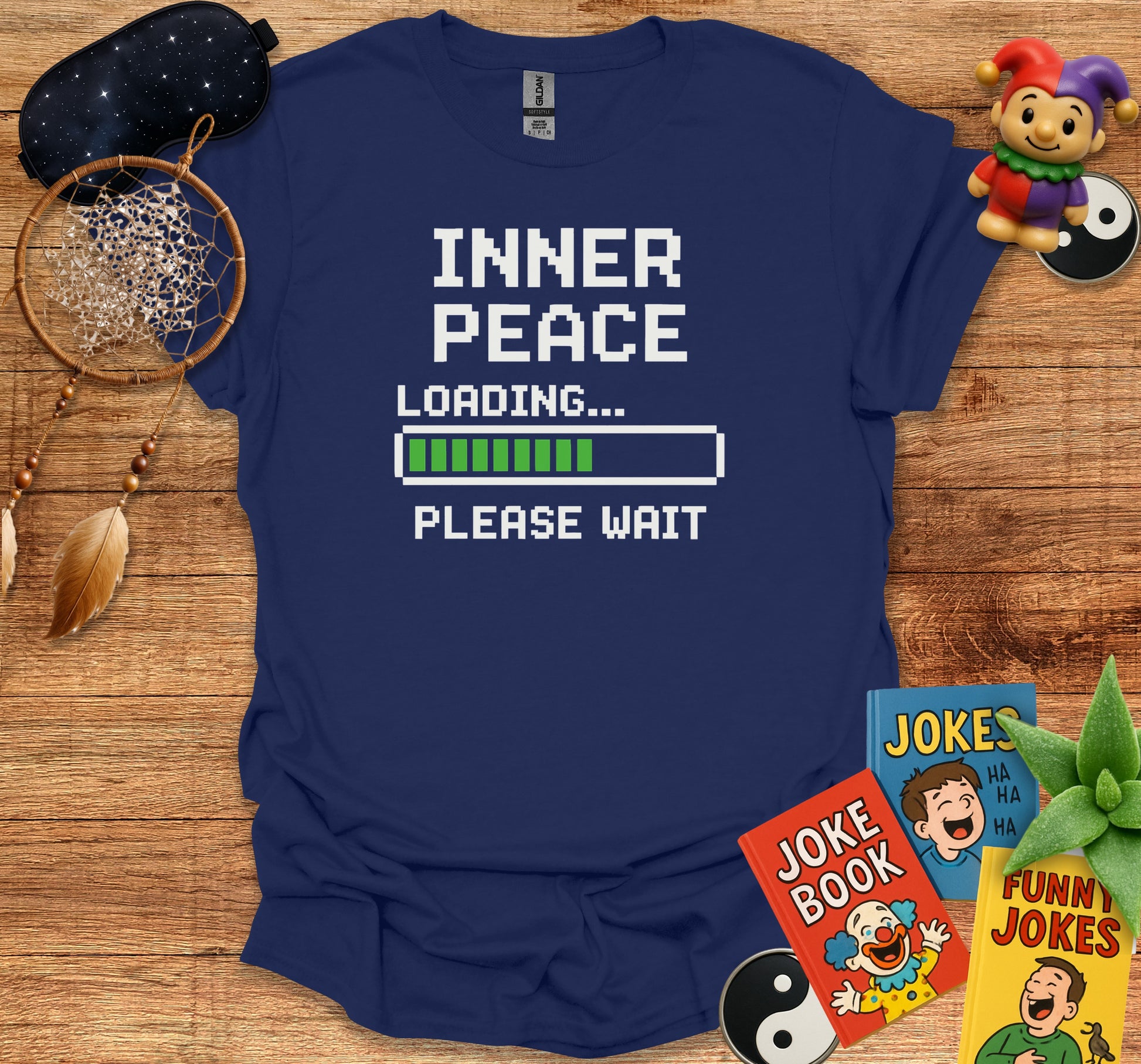 Funny Inner Peace Loading Please Wait Shirt product type