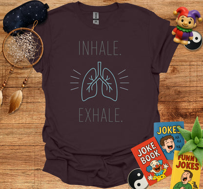 Inhale Exhale Graphic Tee Shirt product