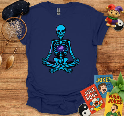 Skeleton in Yoga Pose Graphic T-Shirt product type