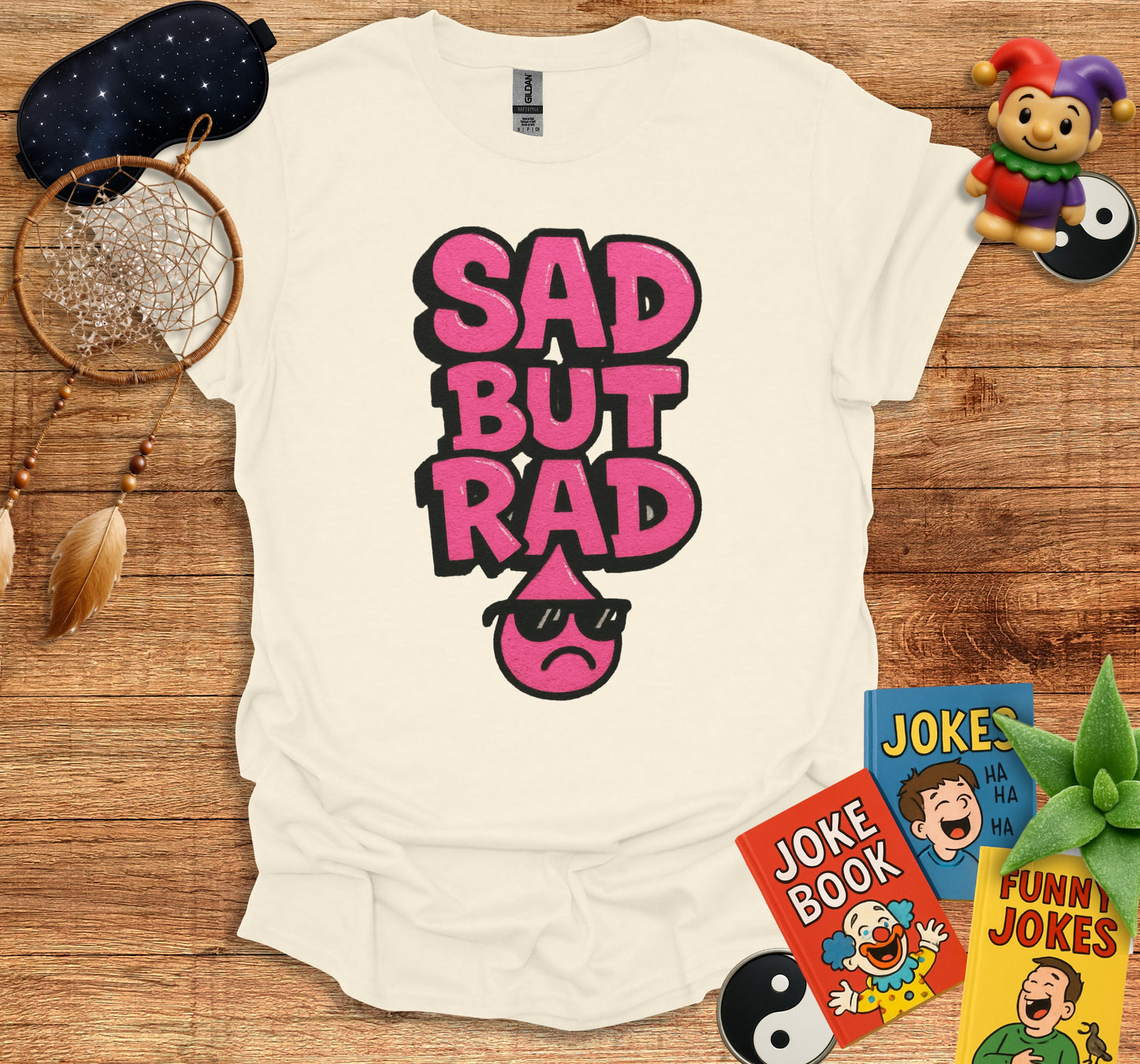 Sad But Rad Graphic Short Sleeve T-Shirt product
