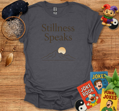 Stillness Speaks Graphic Tee shirt product