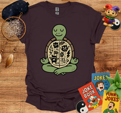 Meditating Turtle with Detailed Symbols Shirt product