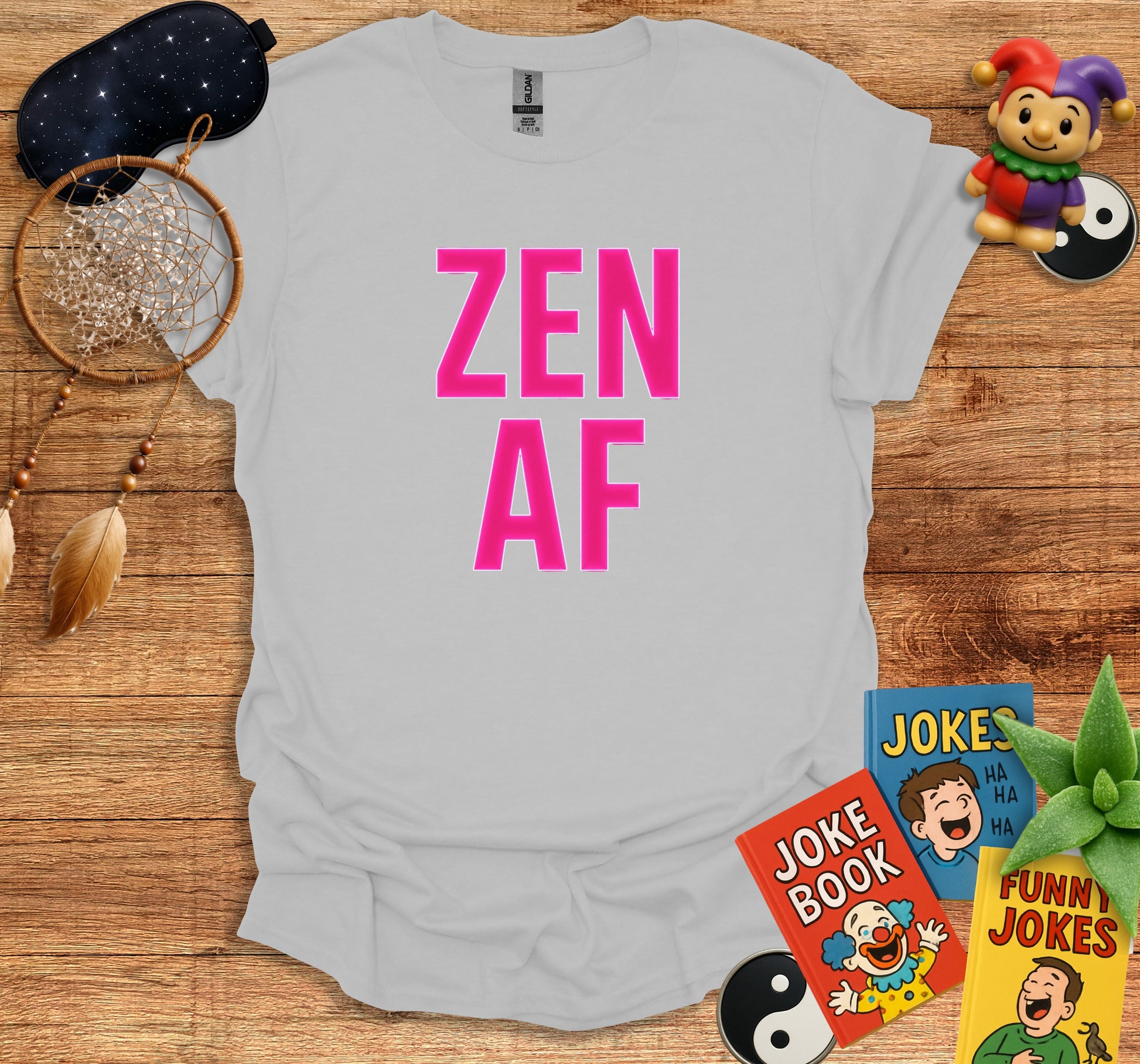 ZEN AF Graphic Tee Fun Novelty Humor Tshirt product type